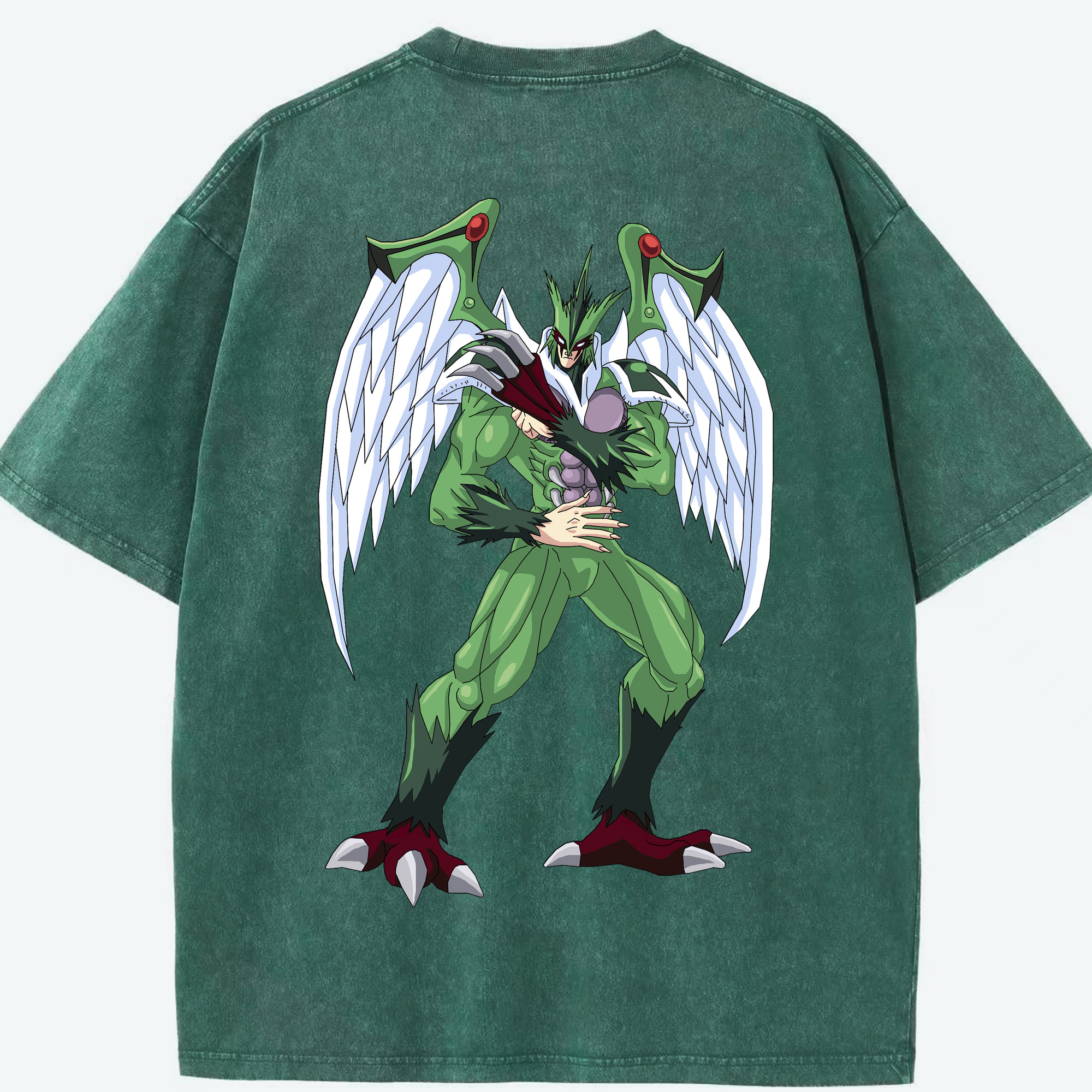 （画像用） 遊☆戯☆王 Yu-Gi-Oh! 綿100% ヴィンテージ風 半袖Tシャツ（背面プリント）